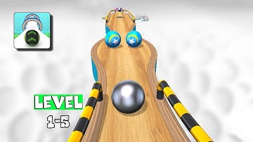 Going Balls - All Levels Gameplay || Level 1 - 5 || Android & iOS Gameplay