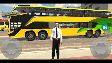 New Bus Doubl Decker Full Tour | The Road Driver Truck and Bus Simulator Androidpla | Suhranjarwar |