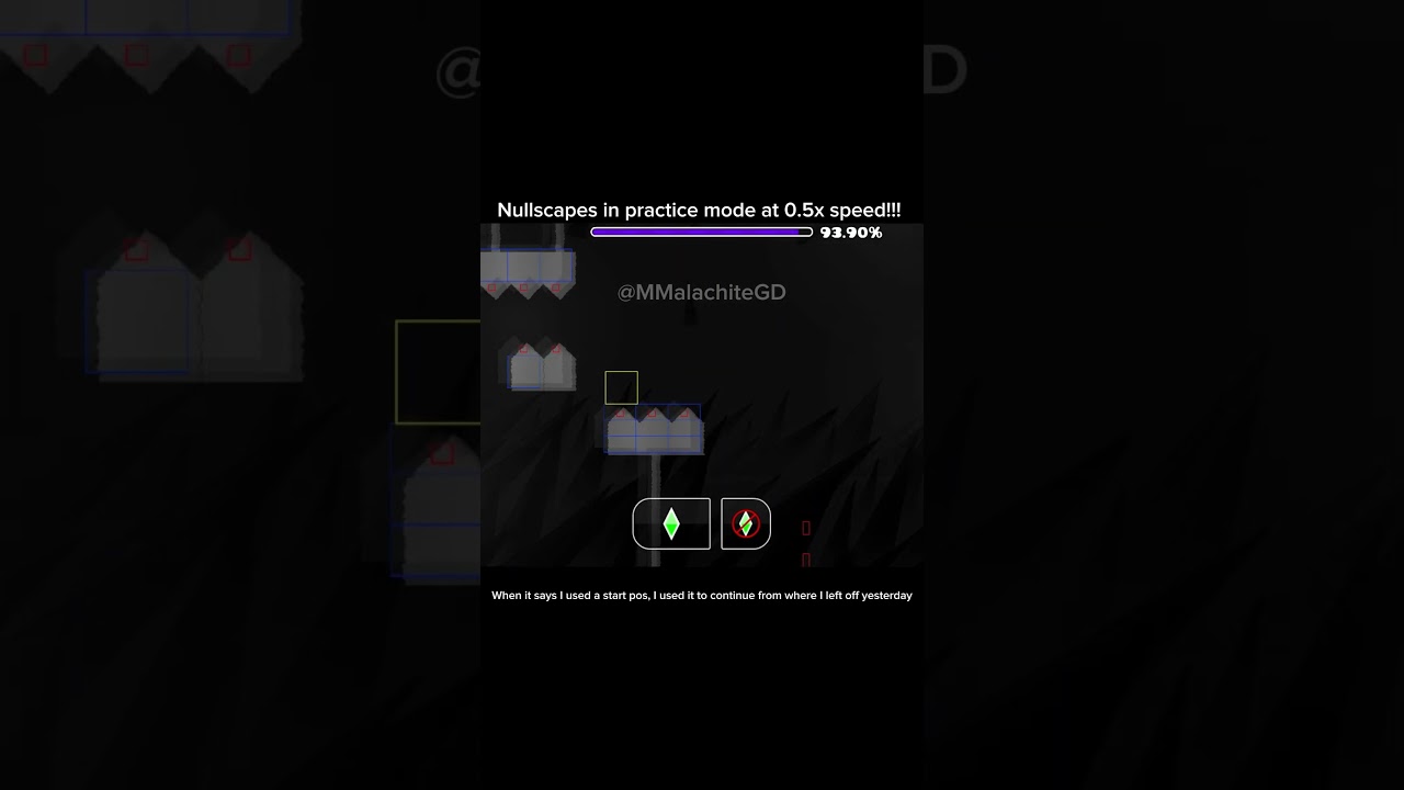 Nullscapes in practice mode at 0.5x speed!!!! 