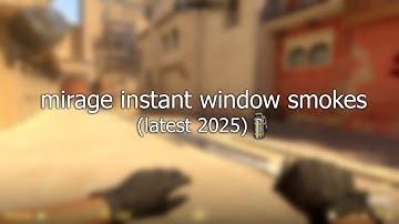mirage instant window smokes from t-spawn (latest 2025)