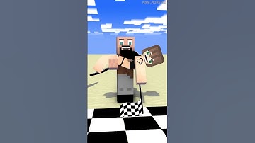 HELP Herobrine Win the Race (Bones - Imagine Dragons) #herobrine #bones #minecraft #shorts