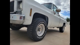 Chevy K5, K10 4x4 Squarebody front brake job; rotors and pads. by Fulton's Garage 21,685 views 2 years ago 29 minutes