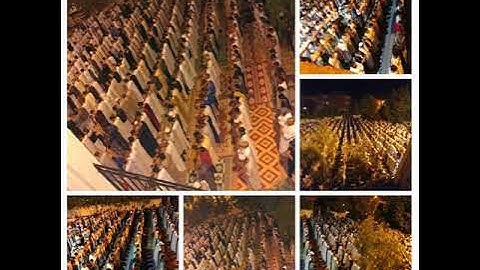 سورة غافر --صلاة التراويح من سجد عمار بن ياسر بصوت القارئ رحمون عامر بالجلفة 2018