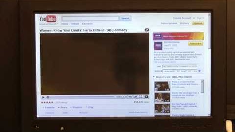 RdUX UI Proto Unit and browser playing YouTube video