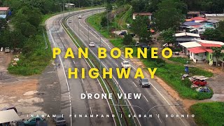 Pan Borneo Highway 4K Drone Footage | Penampang to Inanam, Sabah