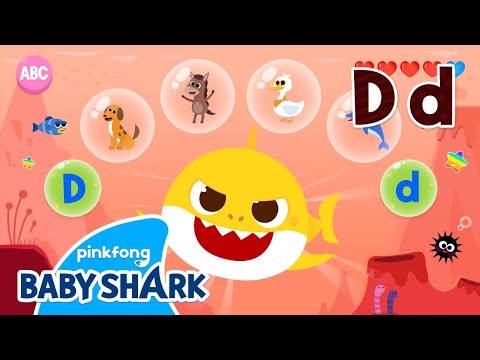 Learn ABC with Baby Shark! | Alphabet D | Phonics | Baby Shark Doo Doo Doo | Baby Shark Official