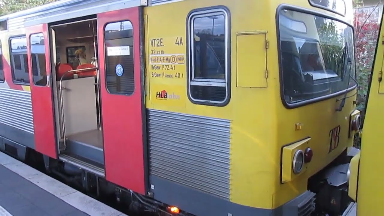 Regionalbahnfahrt Frankfurt/Main in Echtzeit, RB12 (VT2E)