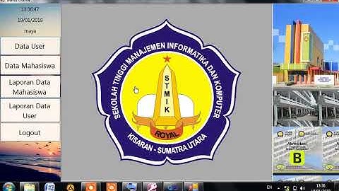Project UAS Pemrograman Visual Data Mahasiswa STMIK ROYAL KISARAN