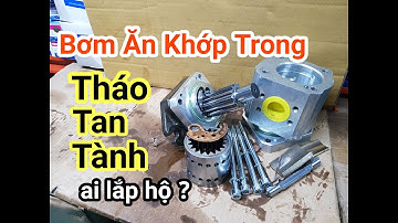 Tháo Bơm thủy lực bánh răng ăn Khớp Trong - Thủy Lực Hay