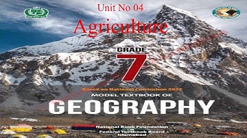 7th Class | Geography | Unit No 04 | Agriculture | Solved Exercise | Ghulam Abbas zone of success