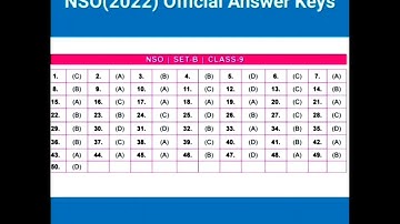 SOF NSO Answer Key 2022-23 ☺#shorts#nso