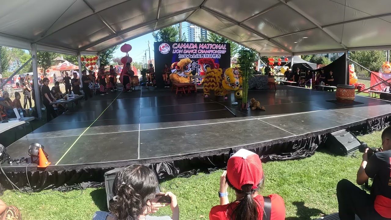 Senior - 3rd Canada National Competition in Edmonton - Soaring Eagle Lion & dragon dance Team B