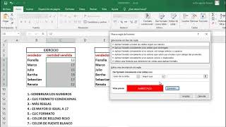 😀😄Usar formula FORMATO CONDICIONAL.MAYOR O IGUAL-EXCEL. Rapido y sencillo!!!!!!!! :D 😁😉