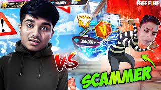 My Friend Tried To Scam My V Badge ID + 80000 Diamonds💎 & Then This Happened😂 - Free Fire Max