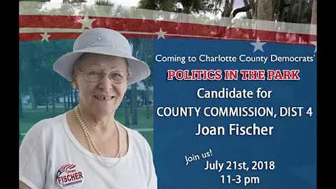 Joan Fischer at Charlotte County Politics in the P...