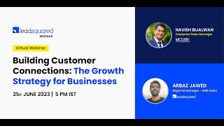 Building Stronger Customer Connections with CRM and Telephony || LeadSquared Webinars