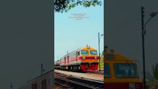 Crude-oil freight trains: Hitachi locomotive, Thailand 2o26. #freighttrain #รถไฟไทย #train #railway