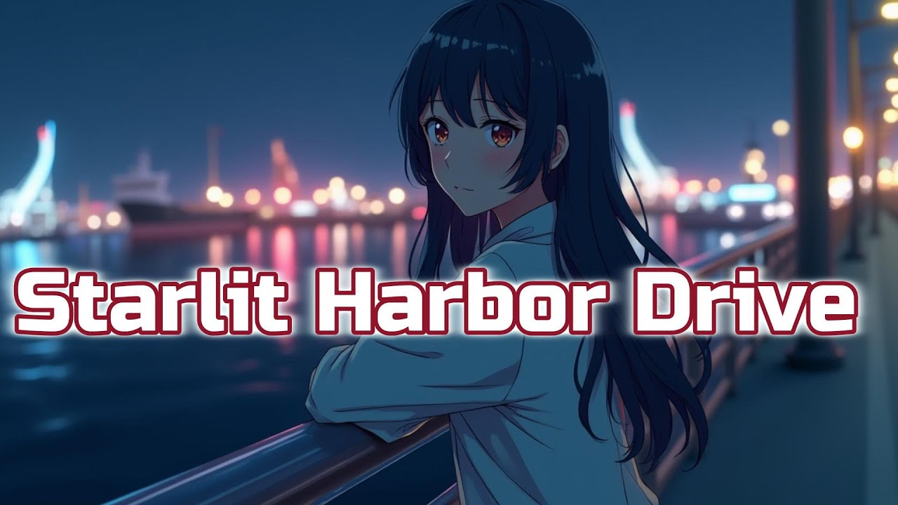 Starlit Harbor Drive | Night Drive Synthwave & Retrowave Mix by the Sea