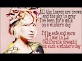 SIA - California Dreamin' - Song Lyrics