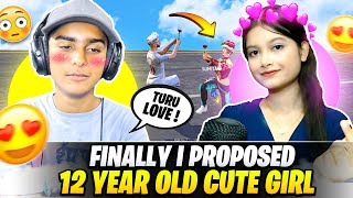 Finally I Proposed 10 Years Old Cute Girl Youtuber 💞😂 - But I Scammed Her 🤣🔥 - Free Fire Max