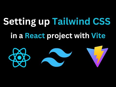 How to Set up React-TailwindCSS project using Vite | Create a new ReactJS project with Tailwind CSS