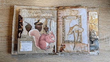 Fall Field Notes Junk Mail Journal: Let