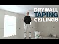 Taping Drywall Ceilings