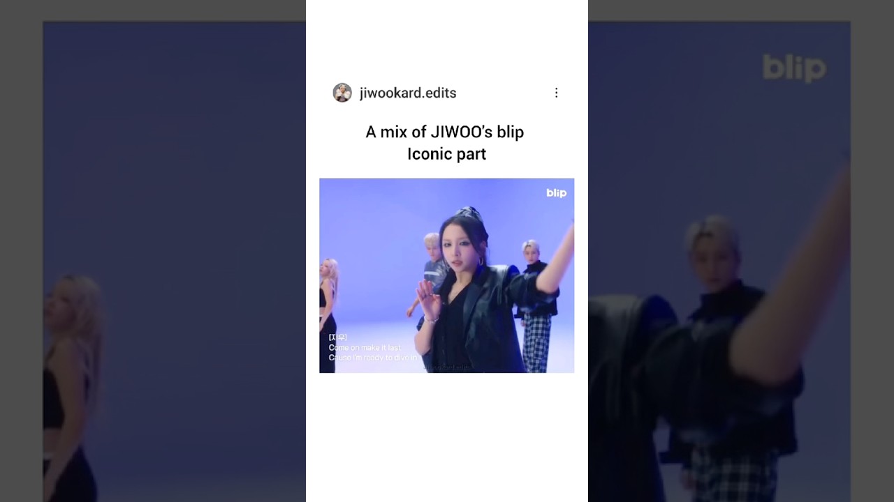 KARD Jiwoo blip compilation 