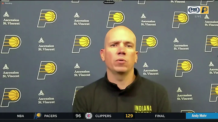 Bjorkgren: "Lots to take away" from Pacers' loss t...