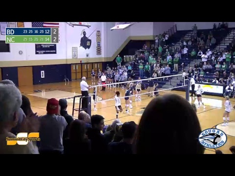 Bishop Dwenger vs New Castle | IHSAA Regional Volleyball indiana high school athletic association football