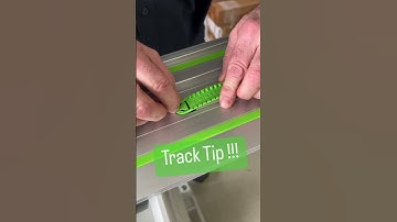 Today @festoolsedge shows you how to use the adhesive pads on the new FS/2 guide rail. 🤘🏼📏