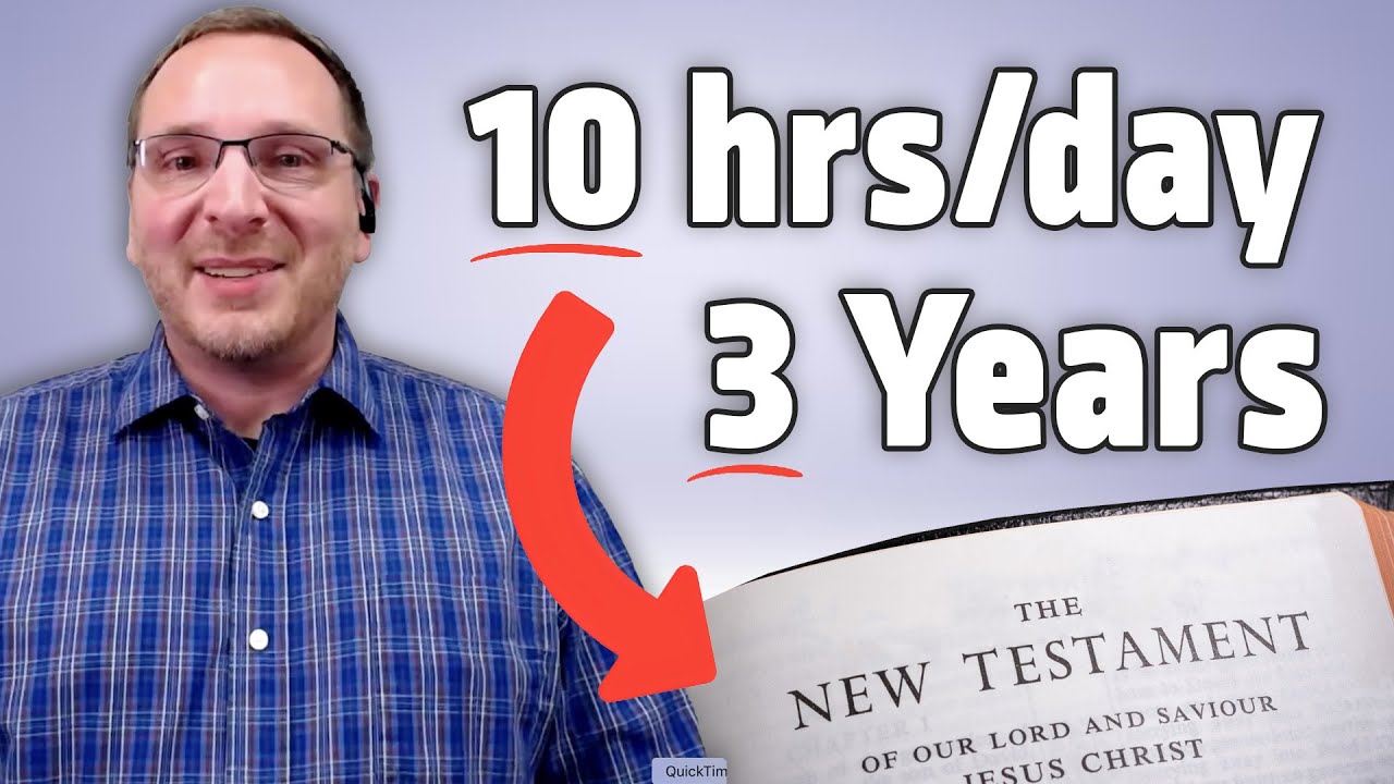 The ENTIRE New Testament Memorized (7,957 Bible verses!)