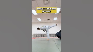 Bruce Lee Side Kick Tutorial #shorts #martialarts #brucelee