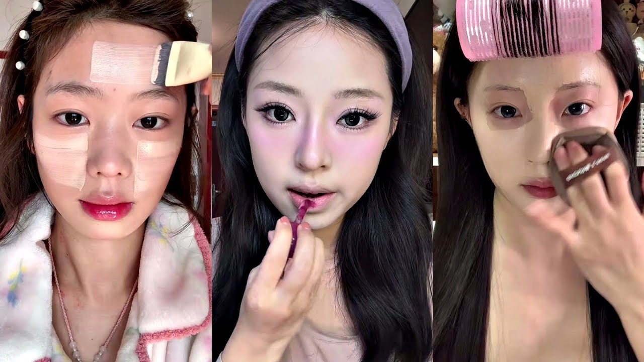 GRWM douyin ASMR real sounds COMPILATION✨🌸 EP.267 | ASMR MAKEUP 메이크업