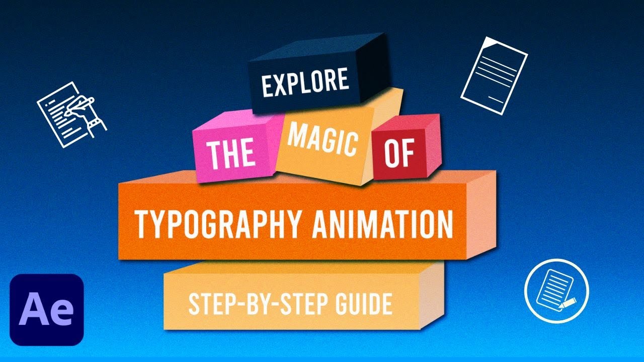 Create PRO Typography Animation in After Effects - Full Tutorial - YouTube