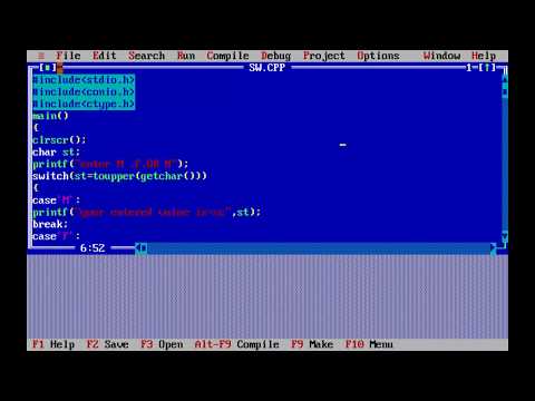 switch statement in c language in telugu
