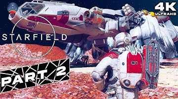 STARFIELD Walkthrough Gameplay Part 2 - The TEMPLE (4KUHD)