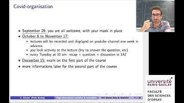 Introduction to the course High-dimensional statistics and probability