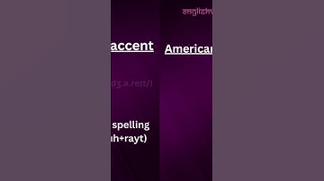 Exaggerate in British and American Accents.
