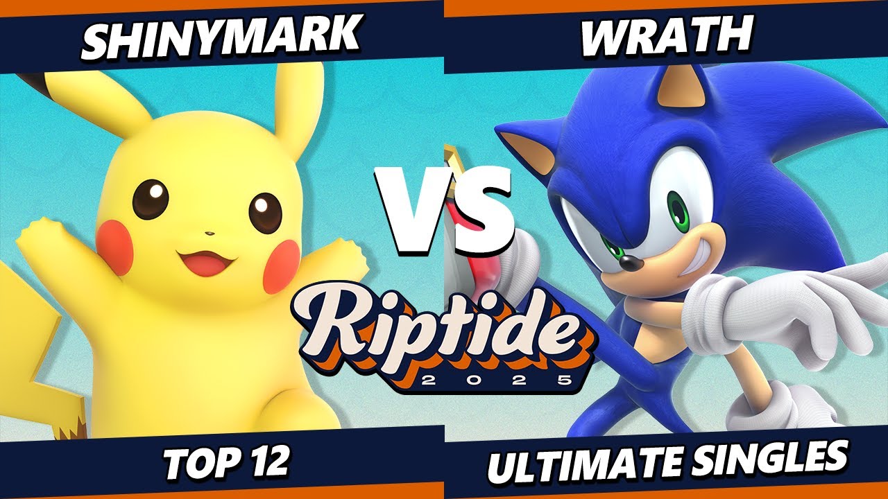 Riptide 2025 - Wrath (Sonic) Vs. ShinyMark (Pikachu) Smash Ultimate - SSBU