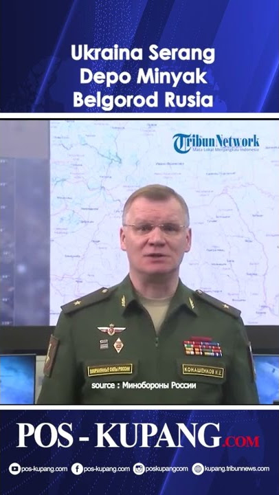 Kemenhan Rusia, Helikopter Tempur Ukraina Serang Depo Minyak Belgorod Rusia