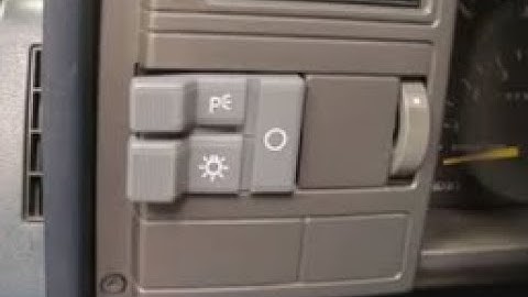 How To Fix No dash lights or running lights: 1993 Chevy Silverado K2500