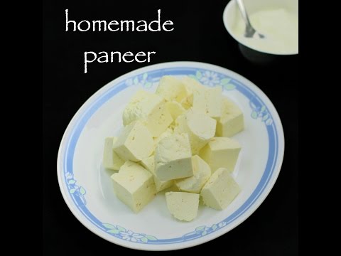 how to make paneer at home  homemade paneer recipe  cottage cheese recipe