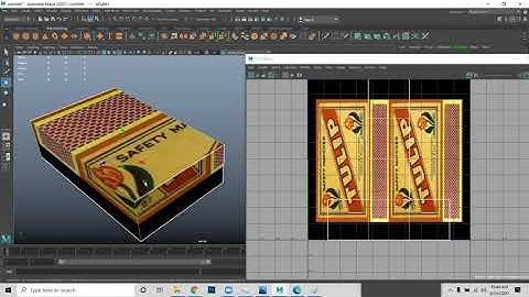 Uv unwrap in Autodesk Maya
