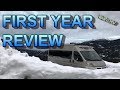 One Year Review of our 2018 Roadtrek Zion Campervan