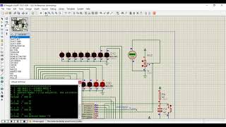 ATmega8 USART & ADC Test 관련 Proteus 시뮬레이션 동영상 (ADC 을 통한 전압 체크 및 온도 측정 계산 확인을 위한 시뮬레이션 예제)