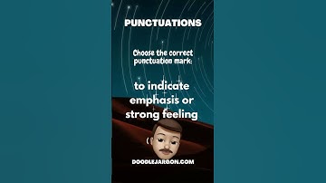Choose the correct punctuation mark to indicate emphasis or a strong feeling. #shorts #youtubeshorts