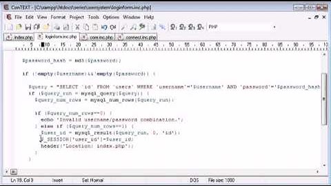 Logging the User In Part 4 Tutorial in PHP - MYSQL by For Student Organization