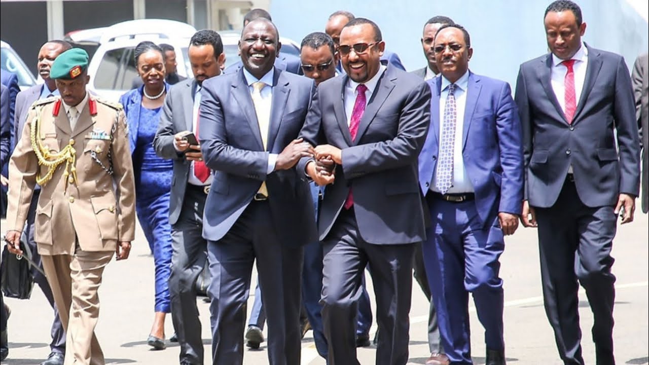 Ethiopia Prime Minister receives PRESIDENT RUTO at his office in Addis