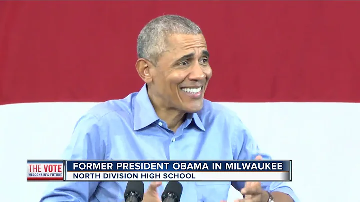 Former President Barack Obama visits Milwaukee to endorse Democratic candidates